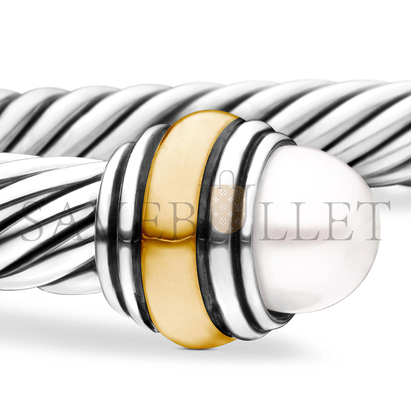 dau1d Yvrm*n classic cable bracelet 5mm b12381 s4bpe